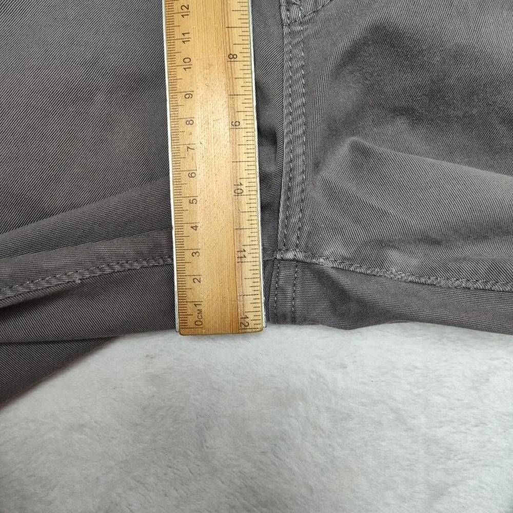 AG Adriano Goldschmied Matchbox Jeans Mens 36x28 Gray Slim Straight Stretch USA